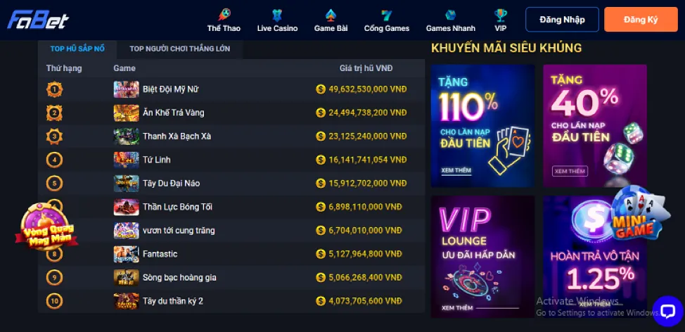 Các phương thức gửi tiền tại az888 win